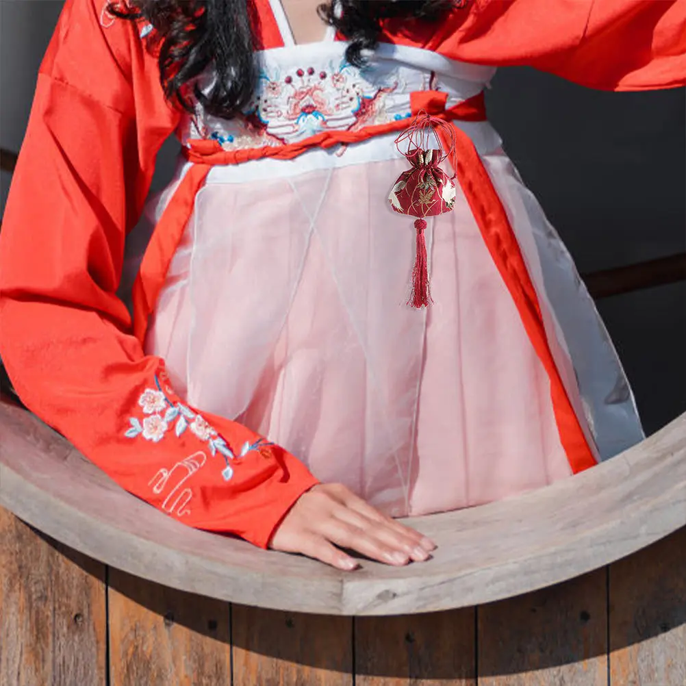 

3Pcs Decorative Empty Sachet Premium Cotton Cloth Lightweight Bag for Gift Holiday Decoration Use