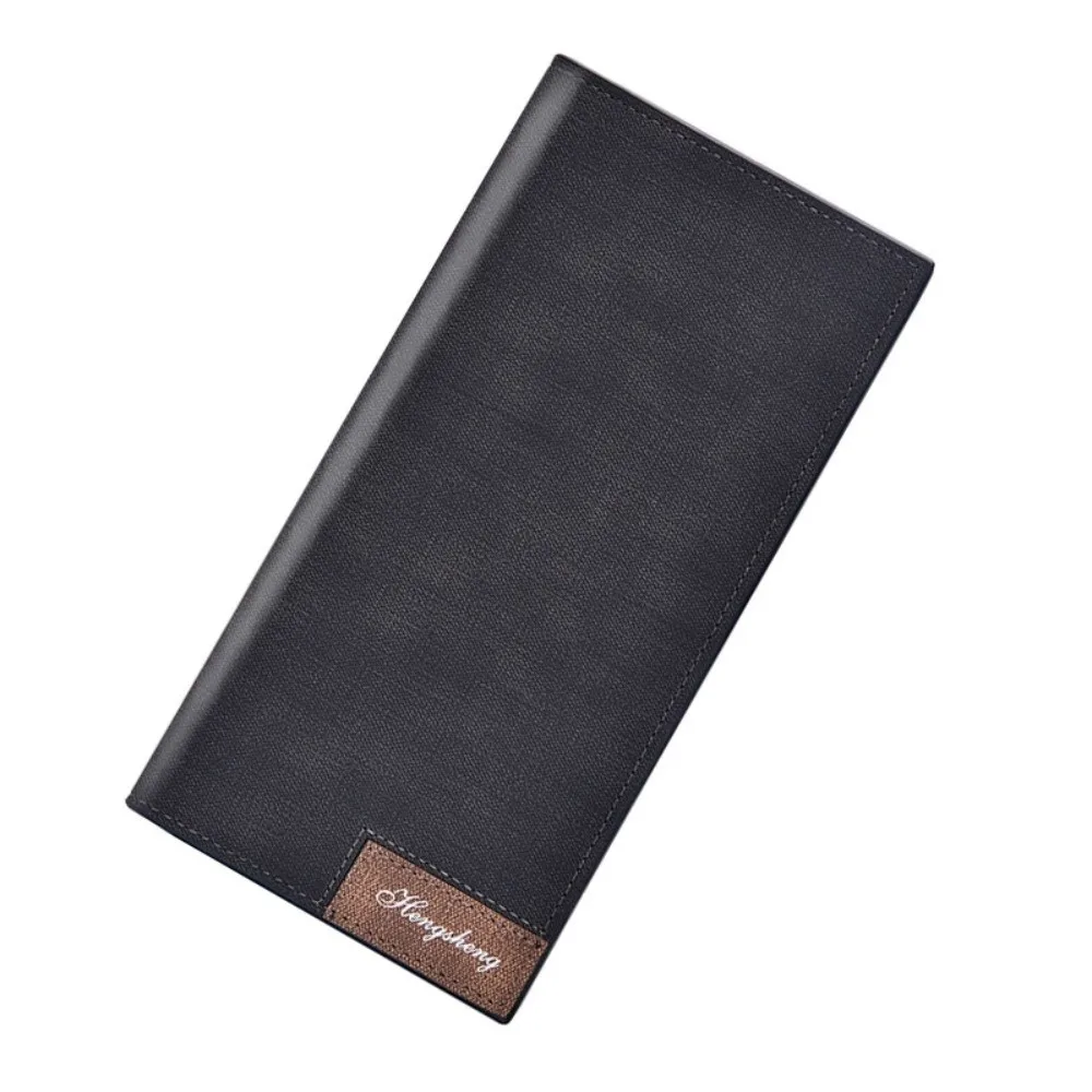 

Elegant Male Long Zipper Wallet England Style Large Capacity Business Clutch Bag Anti Theft Multi Card Slot ID Card Holder