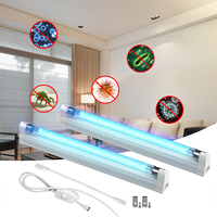 220V EU UV-C Ultraviolet Quartz Lamp 8W UVC T5 Tube UV Sterilizer Desinfection Bactericidal Lamp Germicidal Light Bulb