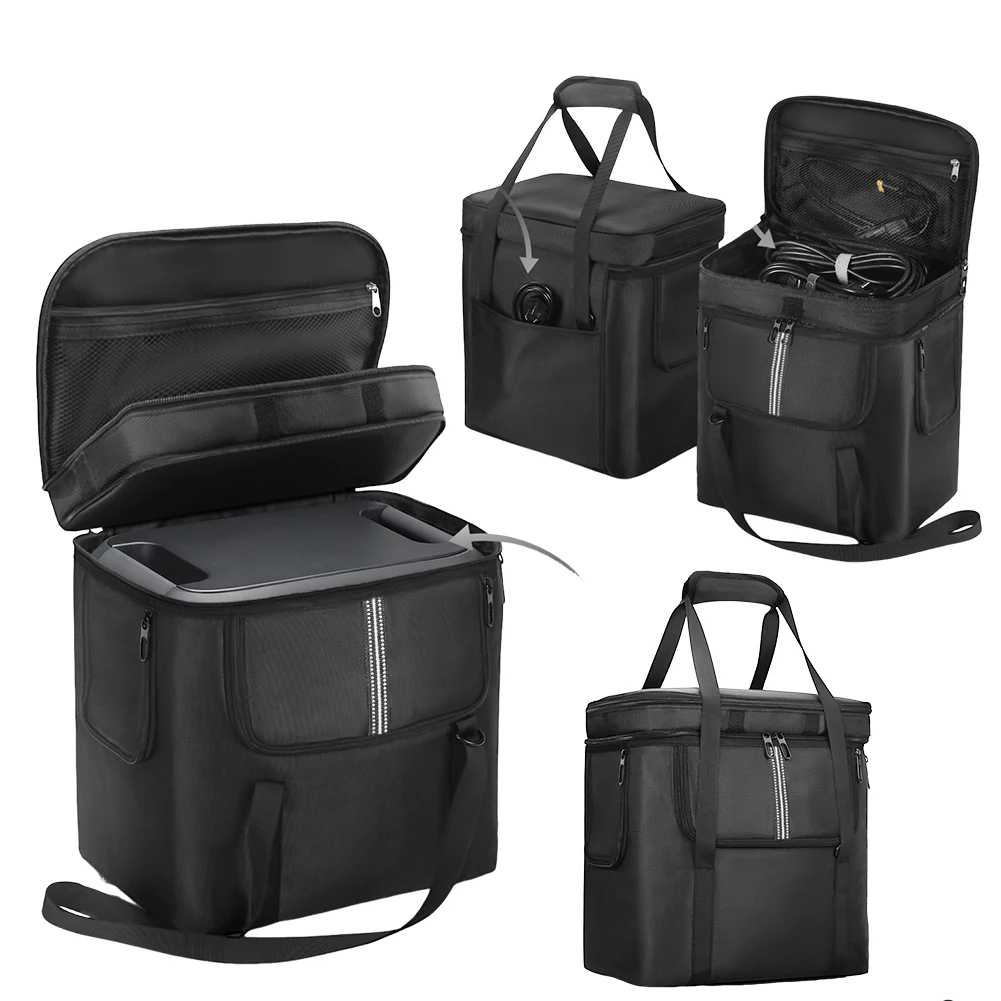 

Carrying Case for BLUETTI Portable Power Station AC180 Case Travel Storage Bag Protective Case with Shoulder Strap & Handle