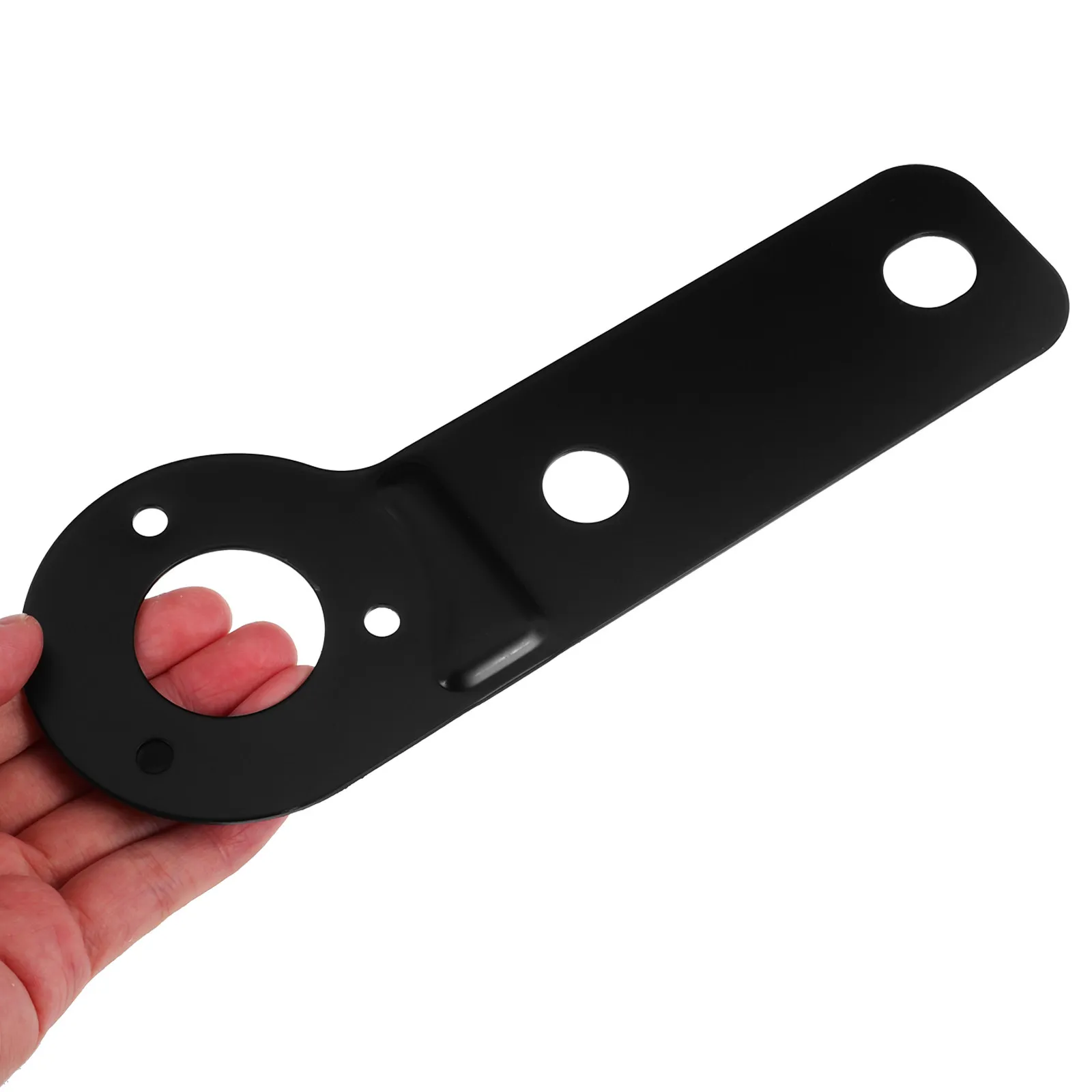 

Trailer Wiring Harness Mounting Bracket 13-Way and 7-Way Rv Blade Mount Compact Space-Saving Iron Bracket for Vehicle-Side