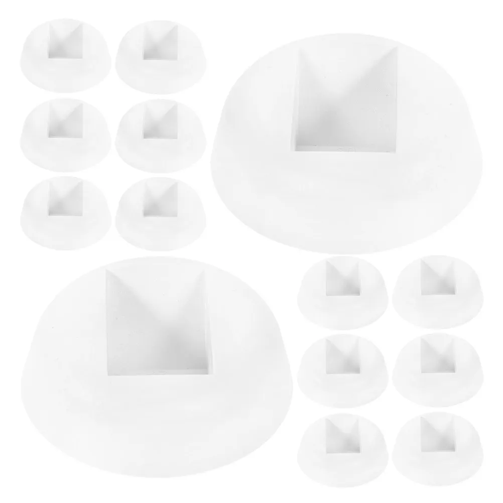 

20Pcs Transparent Stand Pe Film Base Suspended ABS Frame Holder Jewelry Showcase for Rings Bracelets Necklaces