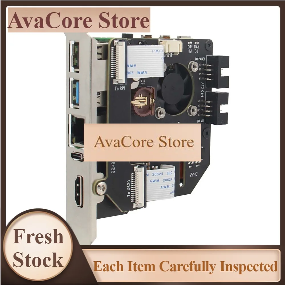 AvaCoreGeekworm KVM-A8 PCIe Version For Raspberry Pi 4 Model B KVM Over IP HDMI CSI