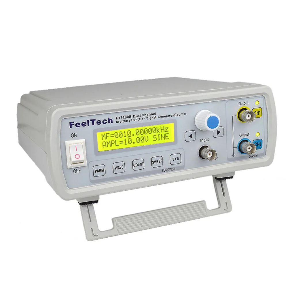 High Precision Digital DDS Dual-channel Function Signal Source Generator Arbitrary Waveform Pulse Frequency Meter 250MSa/s