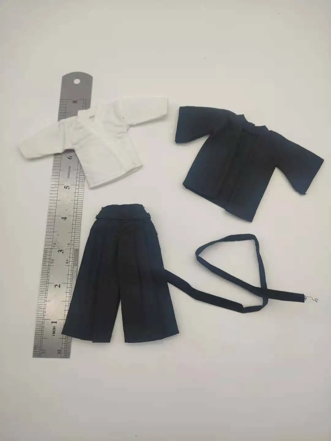 

1/12 Scale Soldier Coat + Pants Underwear Suit Model for 6" Doll