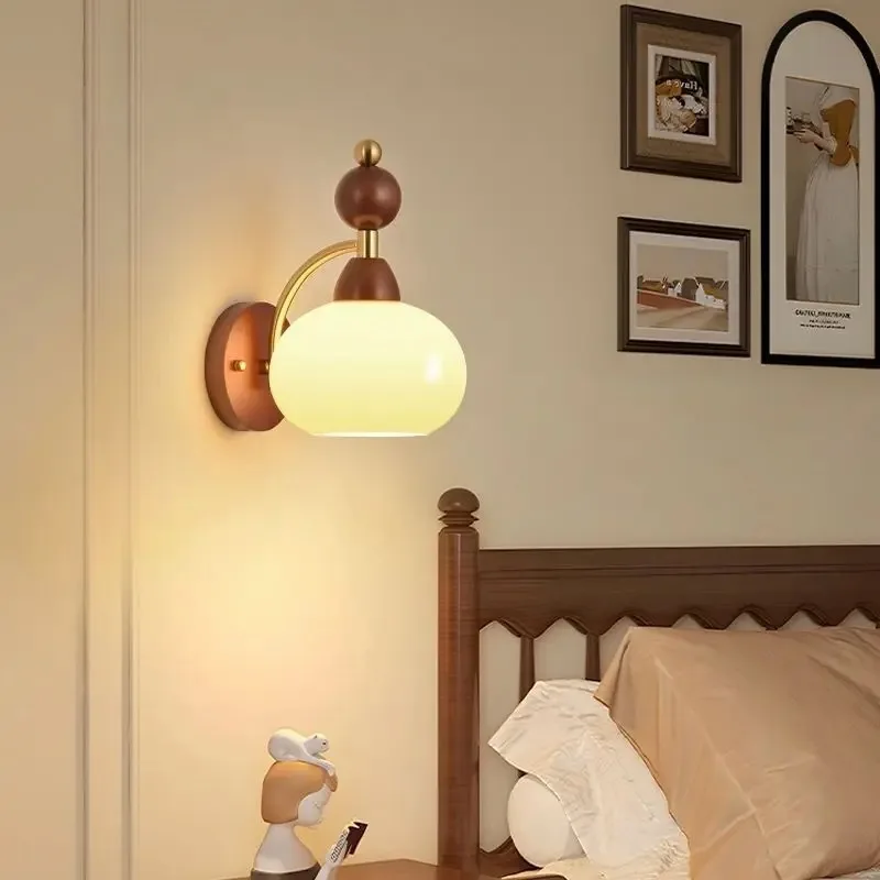 Retro Chinese-style Simple Wall Lamp: Versatile Bedside Decor for Bedroom, Living Room, Study, Aisle, home decor