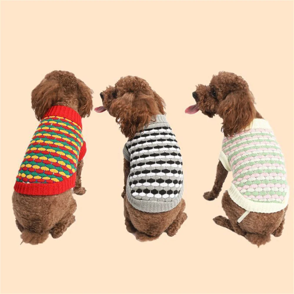 Warm Puppy Dog Designer Clothes Winter Pet Sweater for Small Dogs Dachshund Cat Pullovers mascotas Clothing roupa para cachorro