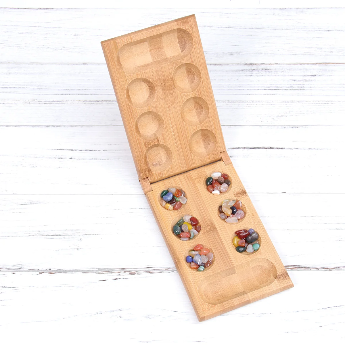 Mancala Thinking Puzzle Game African Chess Mancala Strategy Game for Kids Children Mancala Board Game