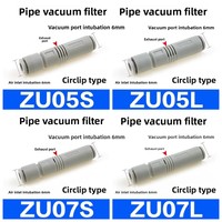 Compact SMC Type Vacuum Generator ZU/ZV Series 05S-07L Inline Ejector for Industrial Automation Machinery