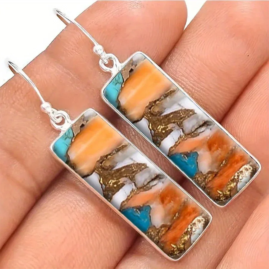 Fashion Bohemian Earring Imitation Turquoise Earring Earrings for Women Vintage Earrings Jewelry Perfect Gift To Lover Friend