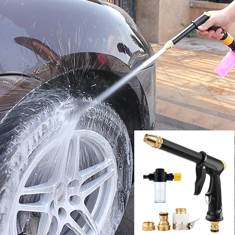

Портативная мойка высокого давления, водяной пистолет, автомобильная струя, пенная пушка с высокой очисткой, автомобильная мойка, распылитель, универсальная наконечник