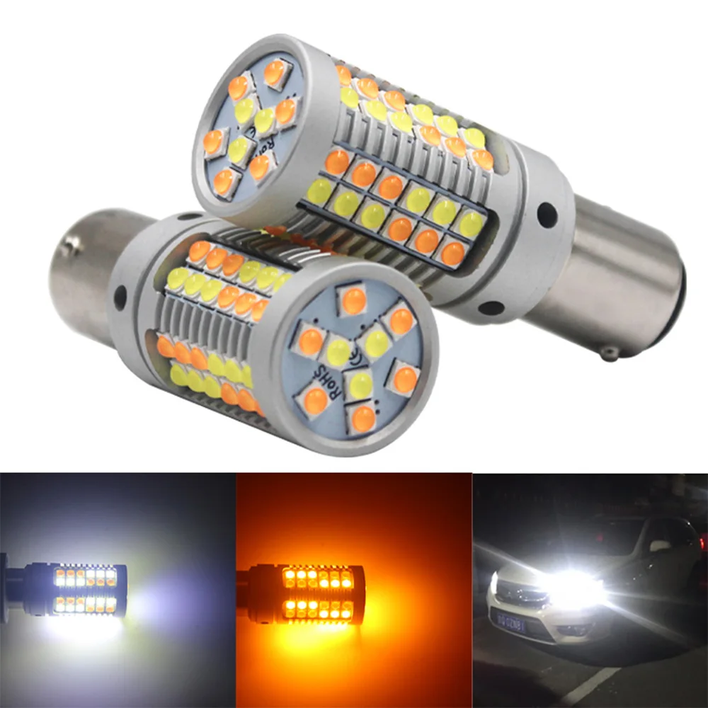 

2pcs 1157 1156 ba15s Led Turn Signal Lamp drl Daytime Running Light T20 7443 7440 Driving lights Signal light led t25 3157 3156