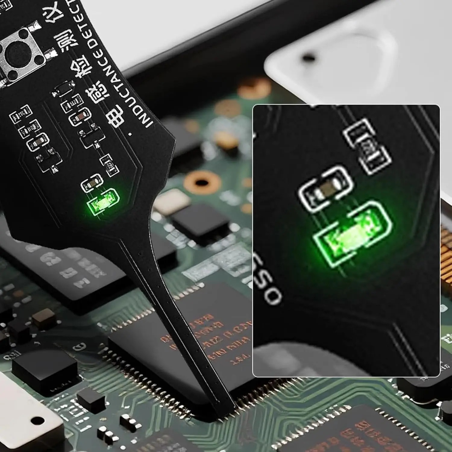 

W01 Inductance Tester Type-C Powered Inductor Detector for Mobile Phone Motherboard Repair Fast Electromagnetic Induction