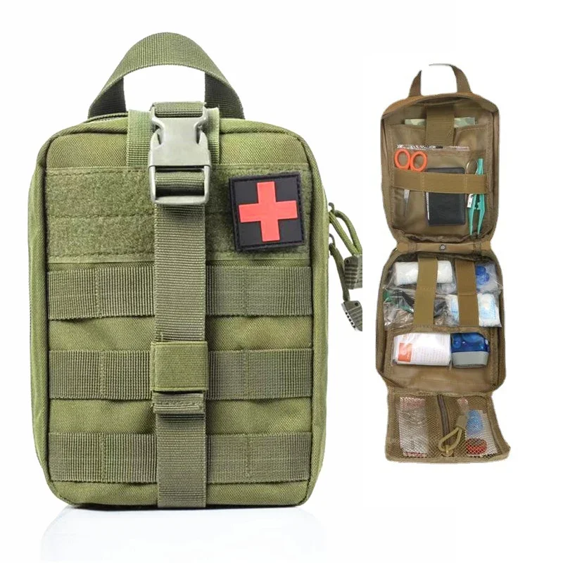 

EDC Medical Kit First Aid Pack Bag Survival Emergency Medicine Waist Bag Molle Kit Gear Rescue Equipment Tourniquet Bag