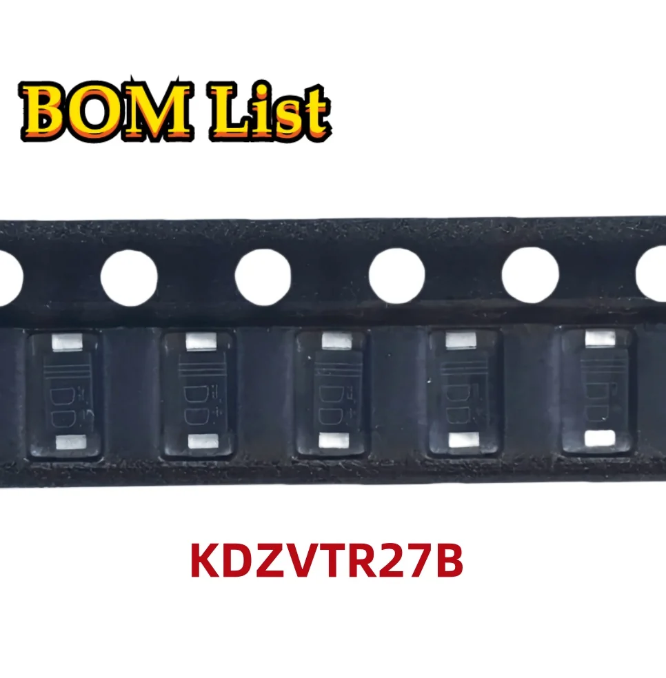New KDZVTR27B 1W Zener Diodes Marking DD for High Reliability Voltage Regulation Power Management