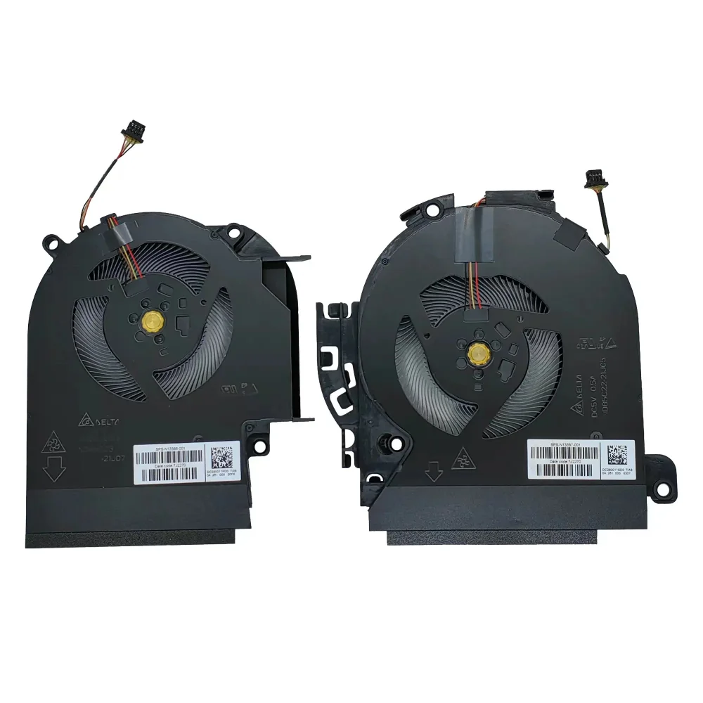 

New CPU+GPU Cooling Fan for HP Envy 16-H TPN-C159 Cooling Fan N13387-001 ND85C22-21J05 N13388-001 ND85C23-21J07 DC5V 0.5A