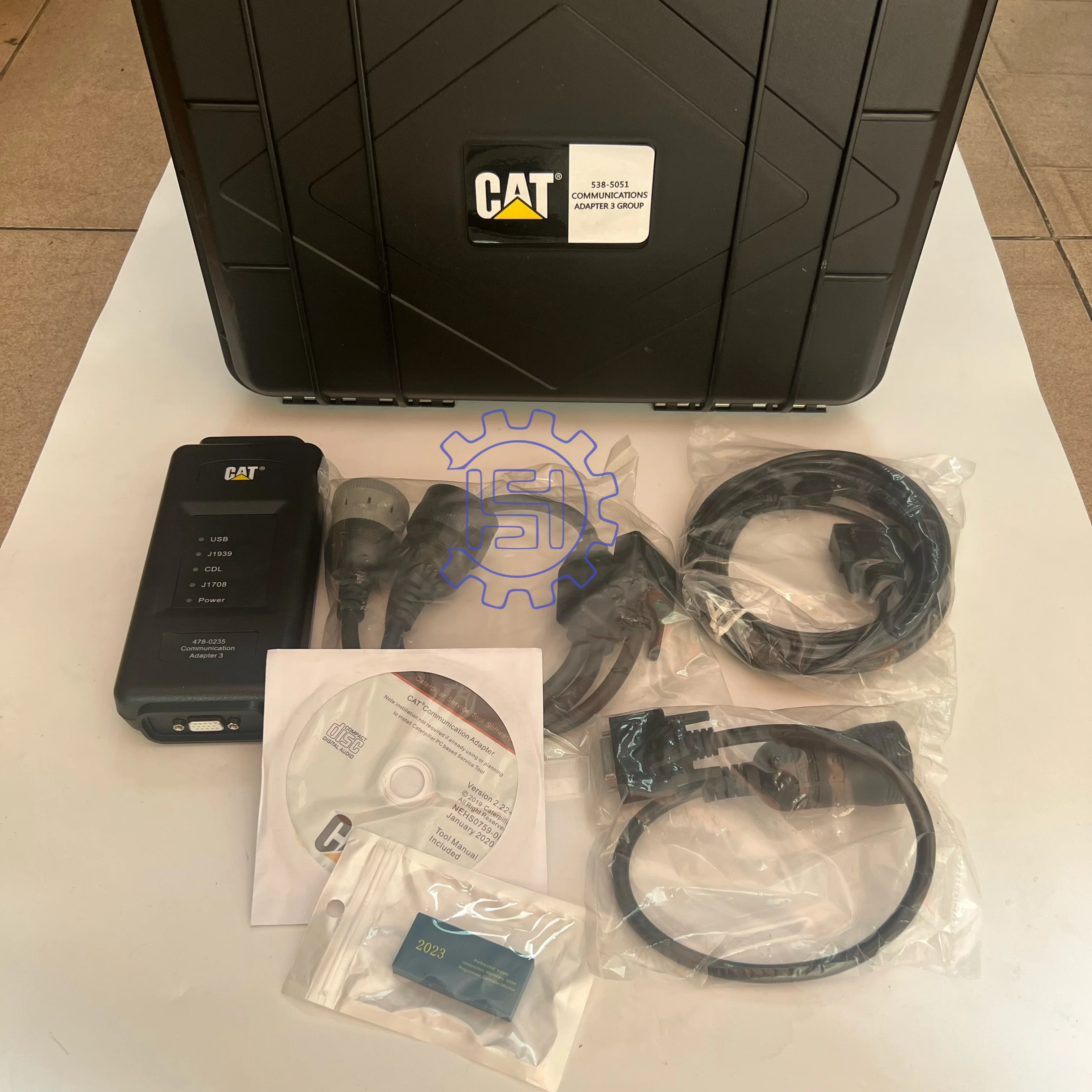 نسخة 4780235 2023 لمجموعة محول الاتصالات كاتربيلر ET4 ET IV CAT مجموعة أدوات تشخيص النظام الكهربائي 478-0235 #1