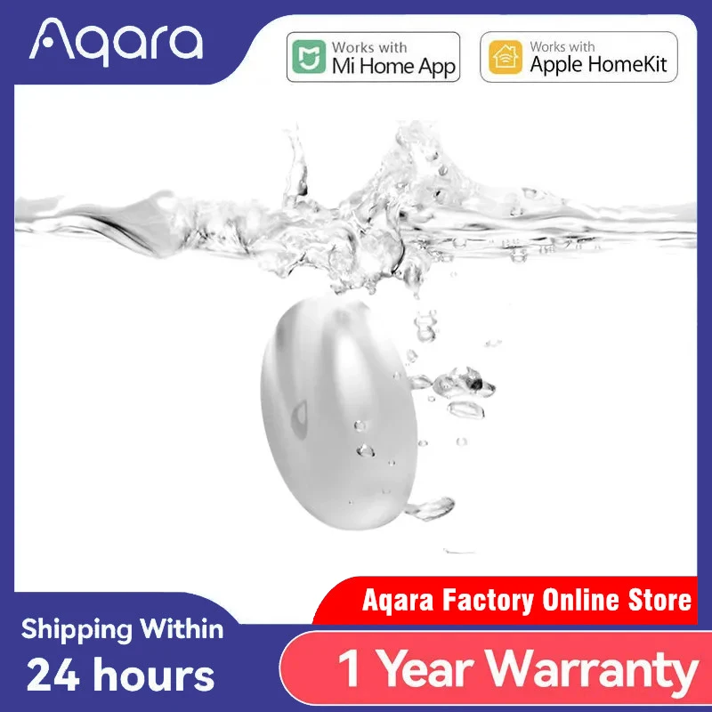 Original Aqara Water Immersing Sensor Zigbee Flood Water Leak Sensor Detector Alarm Security Soaking Sensor For Mi home homekit