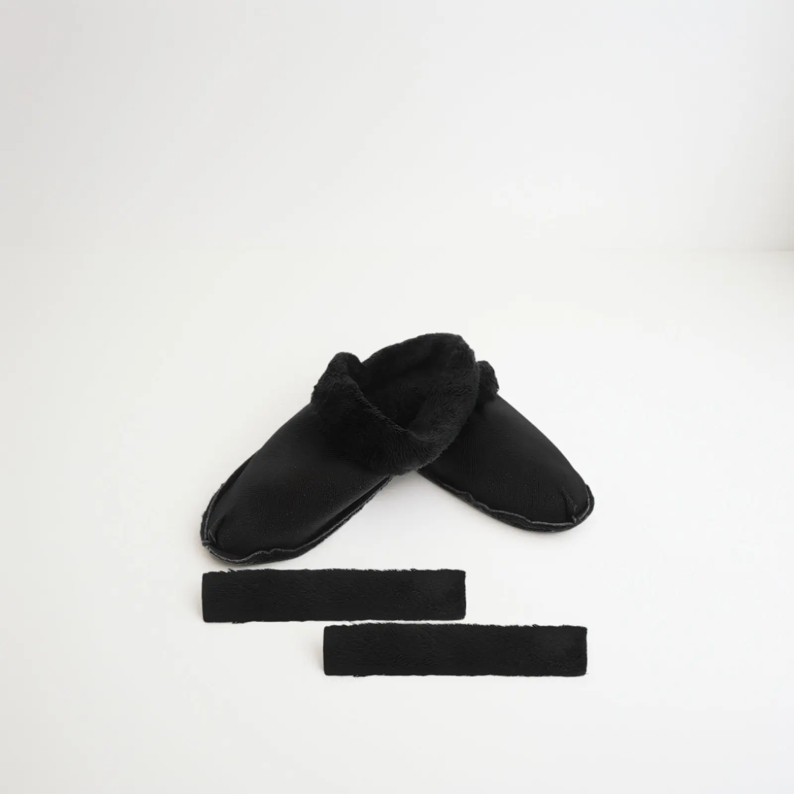 

2 шт. флисовые вкладыши для сабо, утолщенные зимние стельки, съемные вставки для обуви, грелки для обуви, фланелевые вкладыши для тапочек