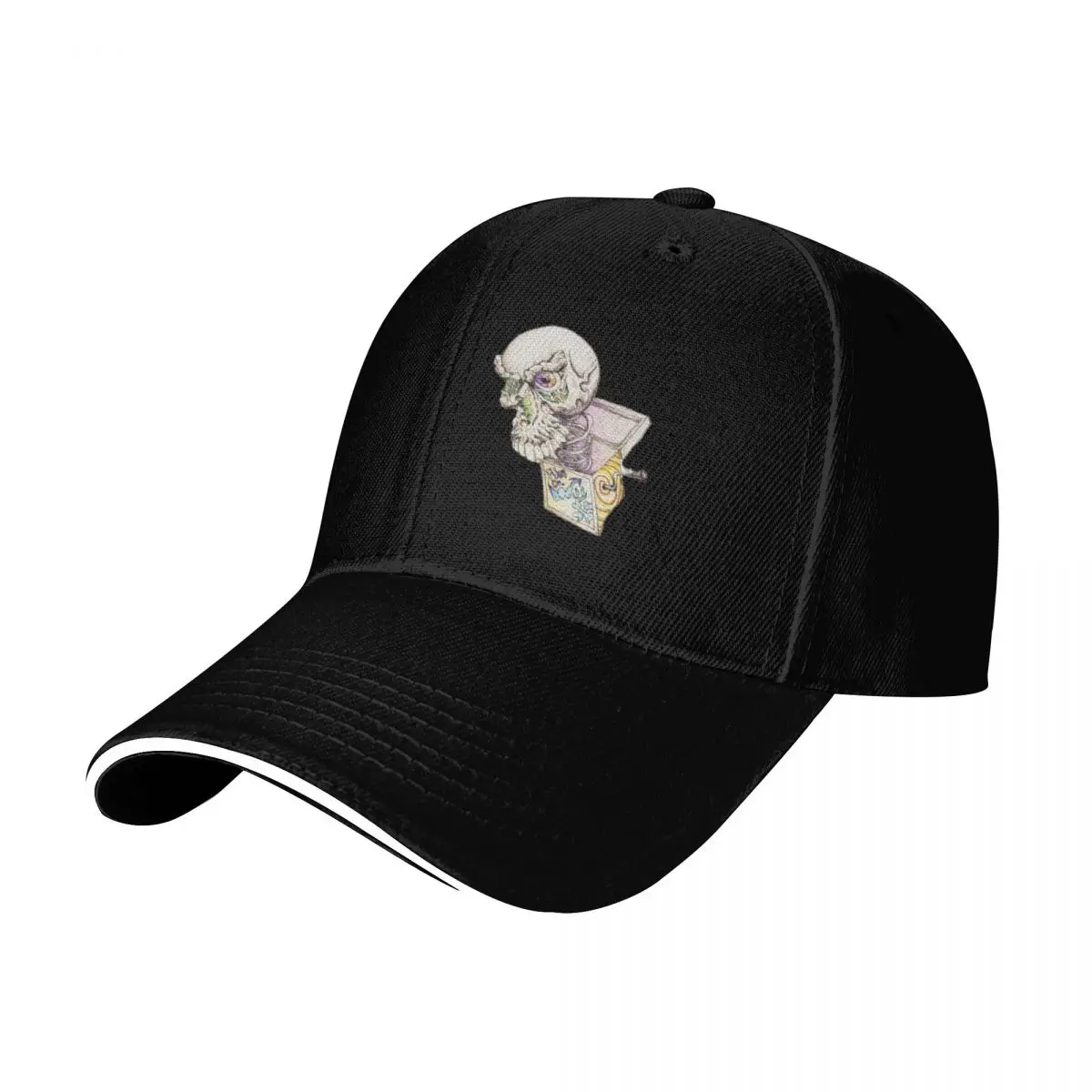 skull jack in box Baseball Cap Sun Protection UPF 50+ Breathable Mesh Back Adjustable Buckle Closure