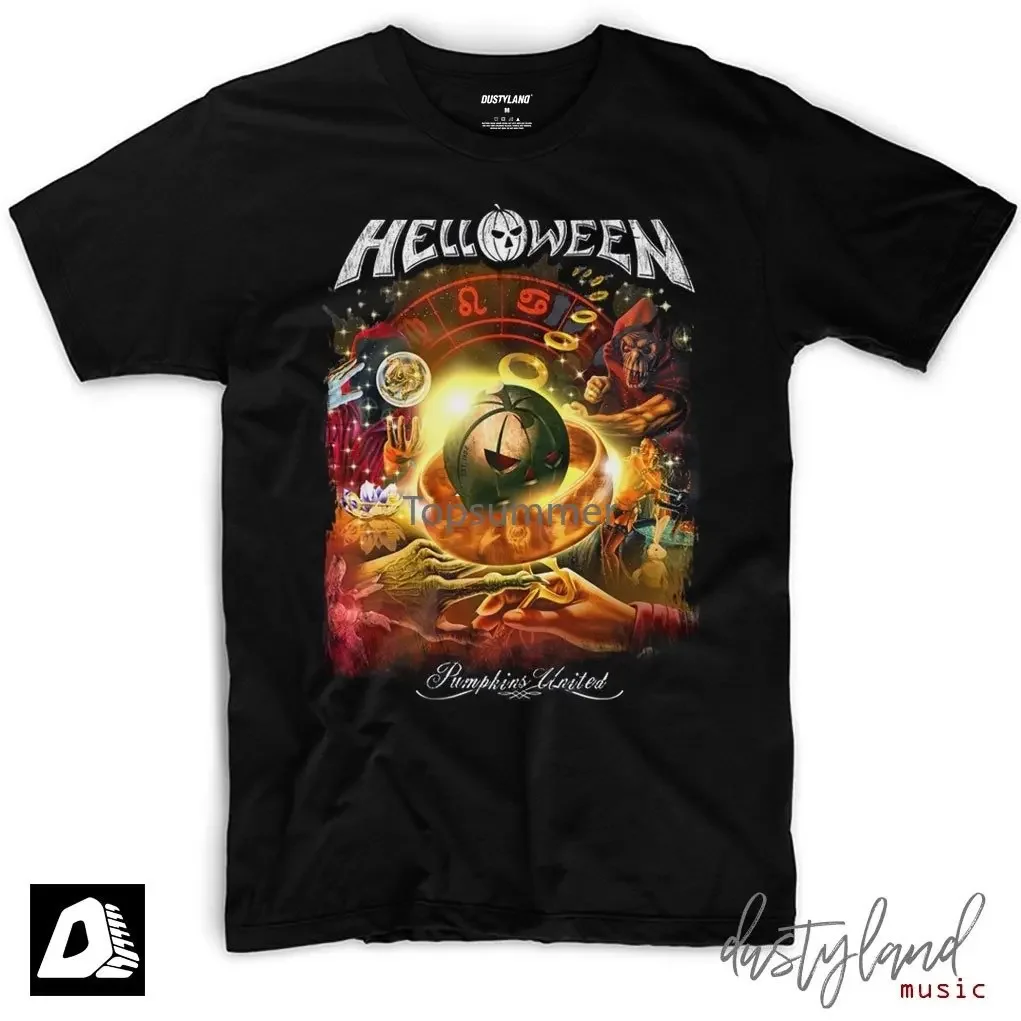 T-shirt unisexe Pumpkins, bande Helloween