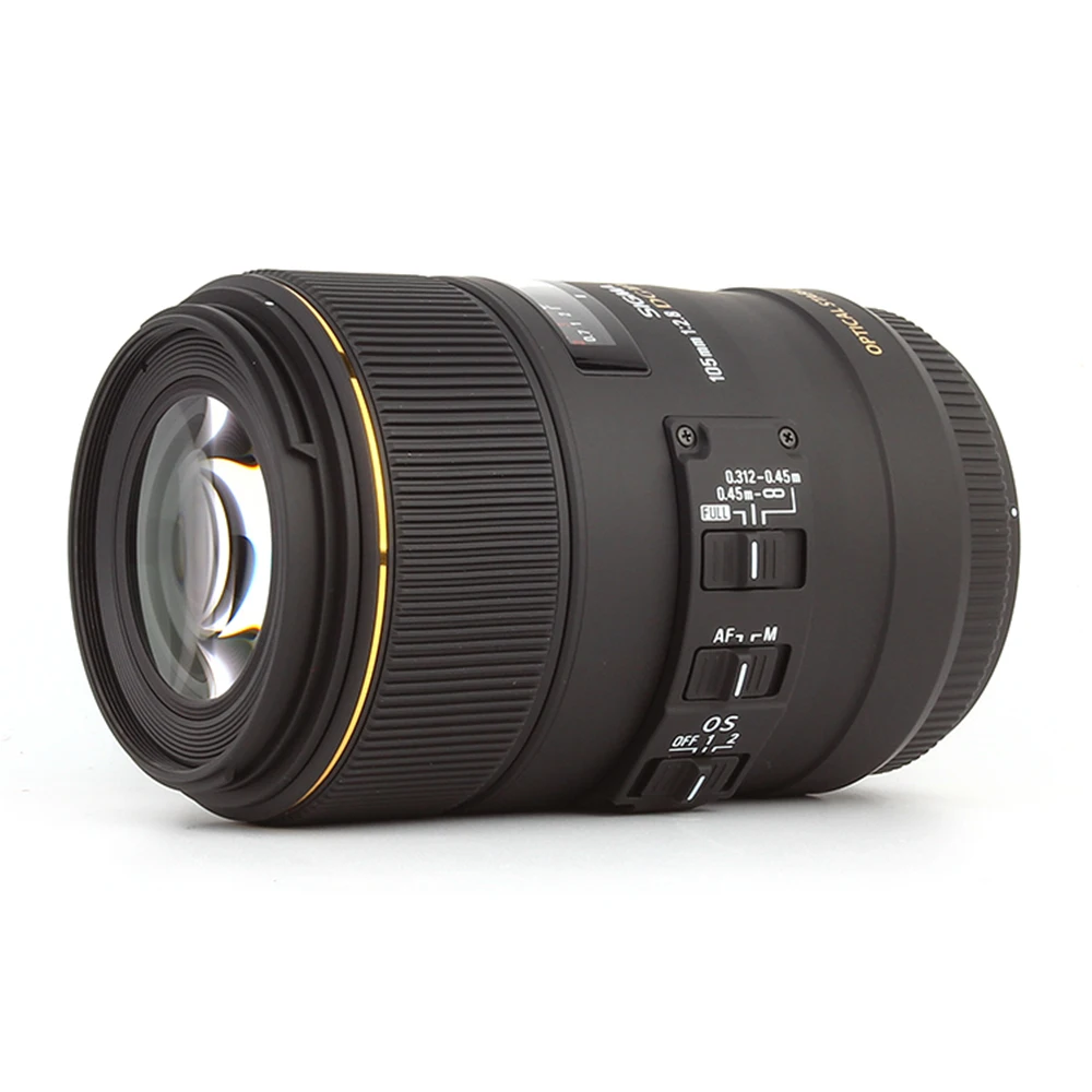 Sigma 105mm F2.8 EX DG OS HSM Macro Lens Full Frame 105mm F2.8 Macro Lens For Canon Mount or Nikon Mount