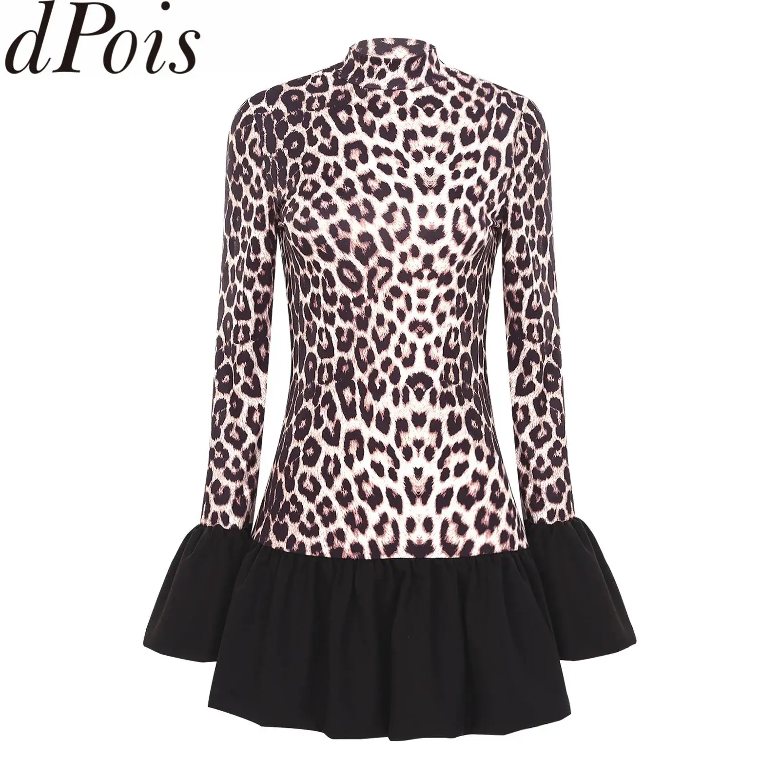 mulheres-sexy-leopardo-impressao-vestido-vestidos-meados-de-pescoco-manga-queimada-vestido-jazz-dancewear-para-namoro-festa-bola-banquete-clube-concerto-vestido