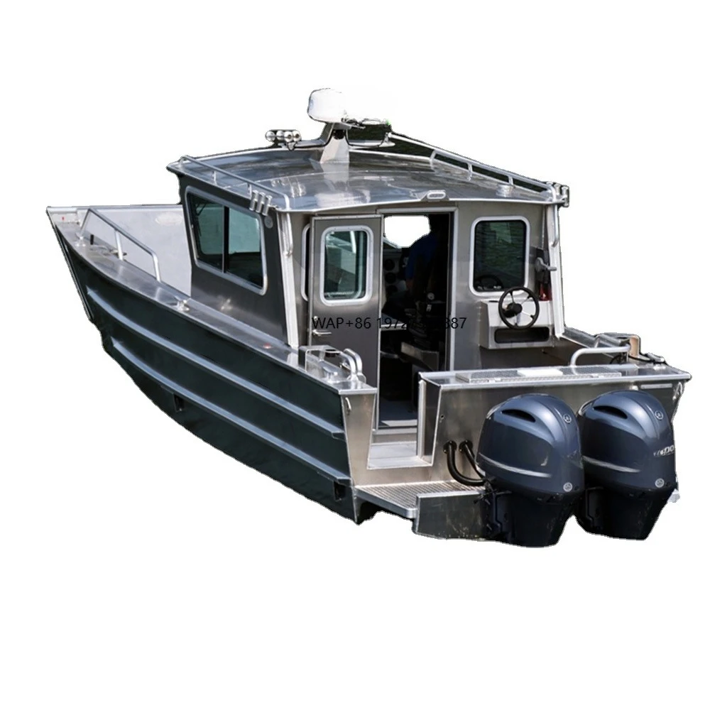 Best Hot Sale Aluminum Cabin Console Landing Craft Fishing Boat with Advanced Equipment for Sale