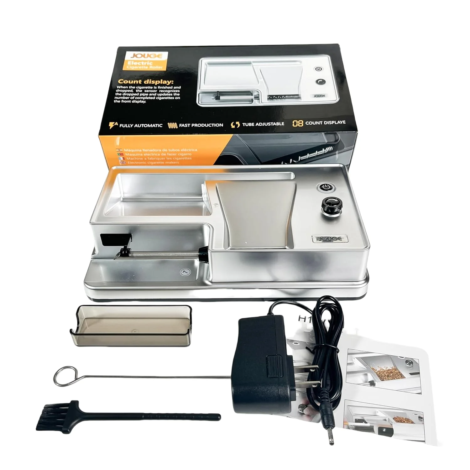 6.5/8 مللي متر عيار السجائر الكهربائية المتداول آلة الأشعة تحت الحمراء الاستشعار حاقن التبغ ملء صانع السجائر التدخين الملحقات