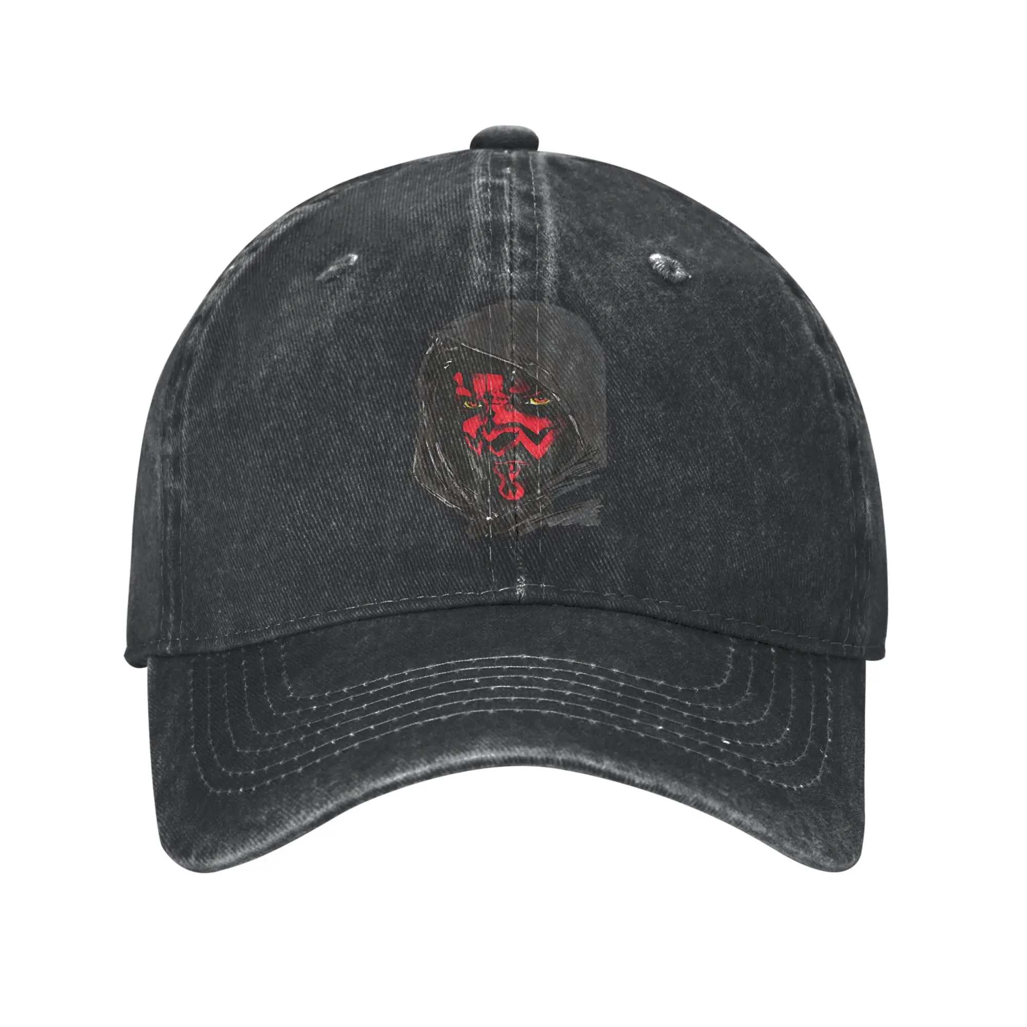 Darth Maul Shadow Lord Baseball Caps Fashion Distressed Denim Washed Snapback Hat for Men Women Workouts Adjustable Fit Hats Cap
