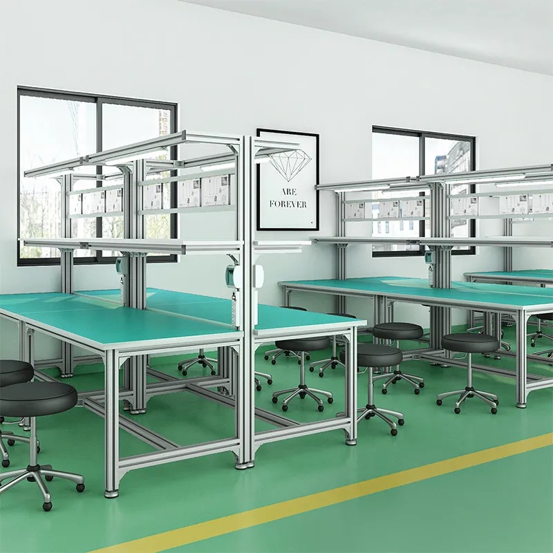Workbench Double Layer Laboratory Maintenance Thickened Console Workbench