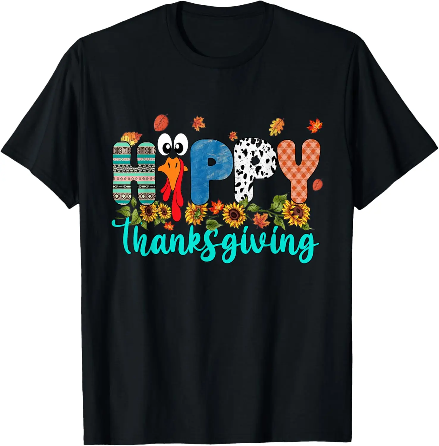 Happy Thanksgiving Turkey Toddler Thankful Thanksgiving T-Shirt