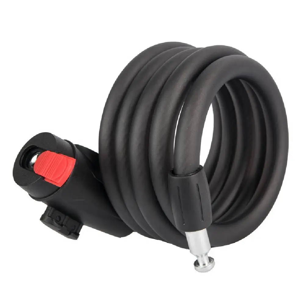 1.8m Bike Lock Cable with Combination,High Security 5-Digit Resettable Combination Bicycle Lock Anti-Theft for Road MTB Bike