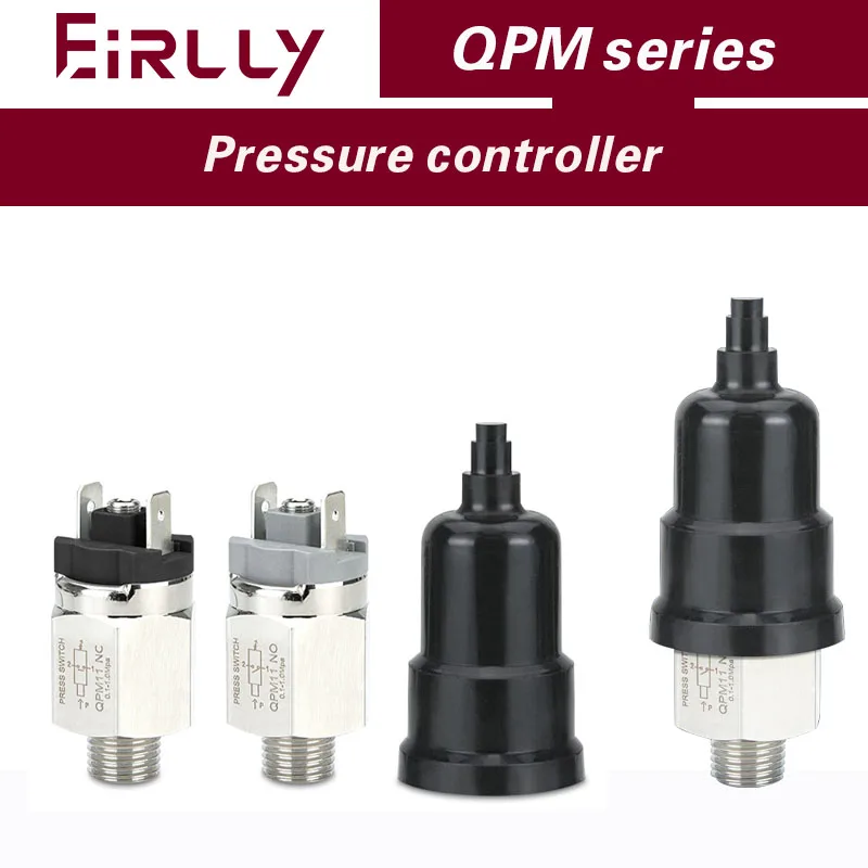 Pneumatic pressure diaphragm switch air compressor adjustable high and low pressure automatic air pressure controllerQPM11-NO/NC