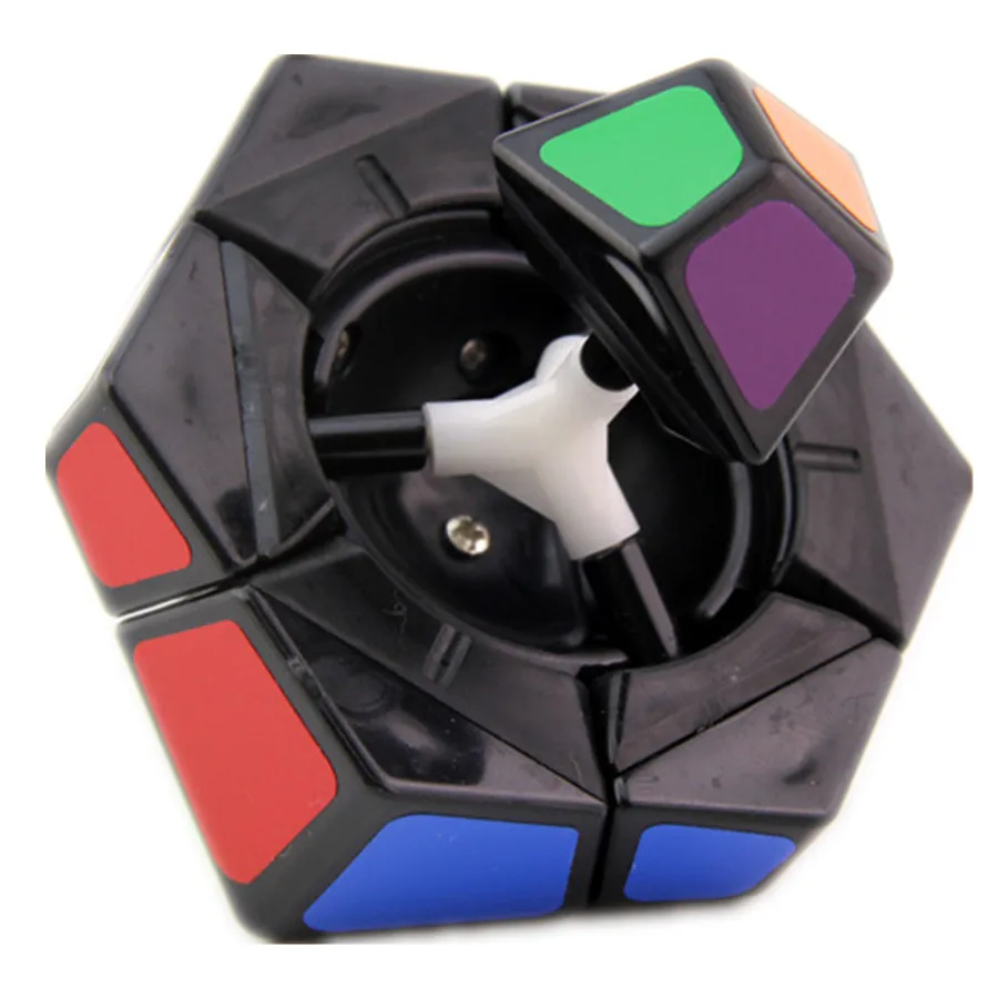 Lanlan-4軸12面マジックキューブ、黒エイリアン、大人のおもちゃパズル、そわそわおもちゃ、学生