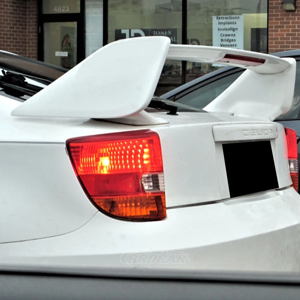 For 2000--2005 Toyota CELICA Trunk Spoiler with LED Lights High Quality ABS Plastic Gloss Black Spoiler Trunk Boot Wing Spoiler