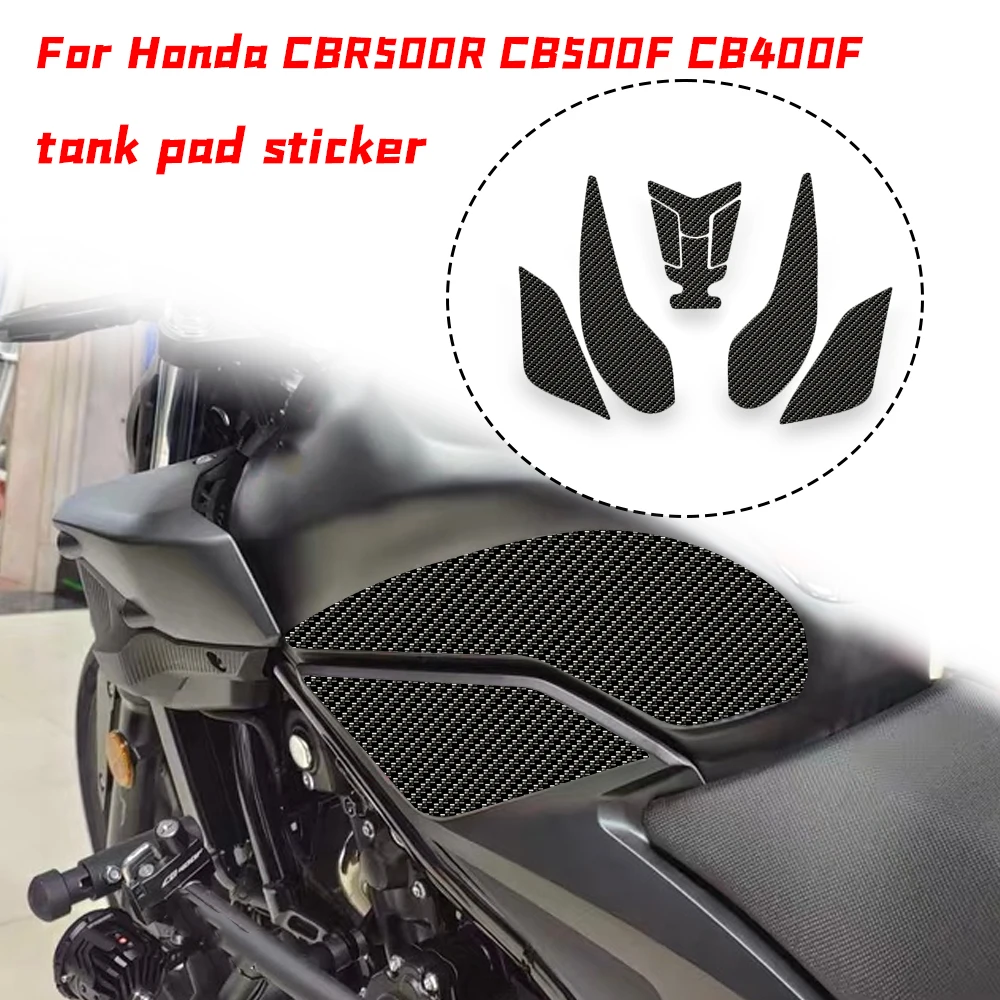 For Honda CBR500R CB500F CB400F CB 400F CBR500 R 2019 2020 2021 Motorcycle Sticker Anti slip Fuel Tank Pad Side Gas Knee Grip