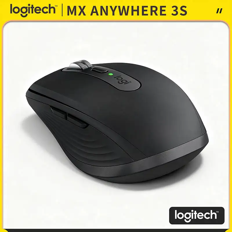 

Компактная мышь Logitech MX Anywhere 3S, эргономичный дизайн, перезаряжаемая, с быстрым прокруткой для портативных ПК Mac