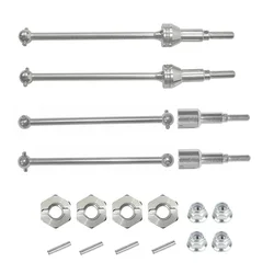 Metalowy przedni i tylny wał napędowy z sześciokątem 12 mm do HBX HAIBOXING 901 901A 903 903A 905 905A 1/12 RC Car Upgrade Parts