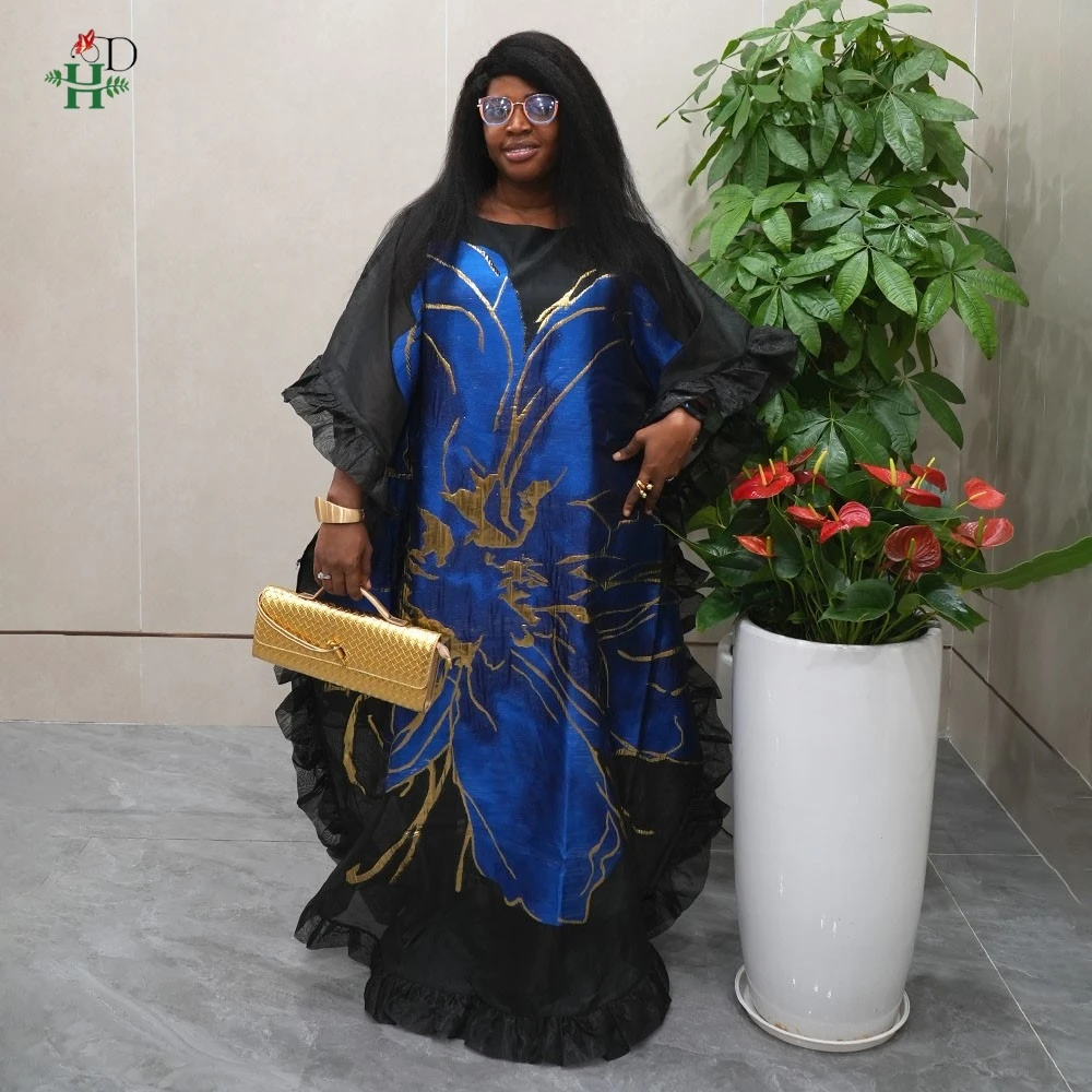 

Турецкие платья для женщин, роскошное элегантное платье Bubu 2024, большие размеры, Djellaba, африканская одежда, халат BouBou для свадебной вечеринки, собрания