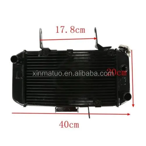 XINMATUO XF-M340 دراجة نارية مشعاع ألومنيوم مبرد المياه لسوزوكي DL650 DL 650 فولت-ستروم 04-11