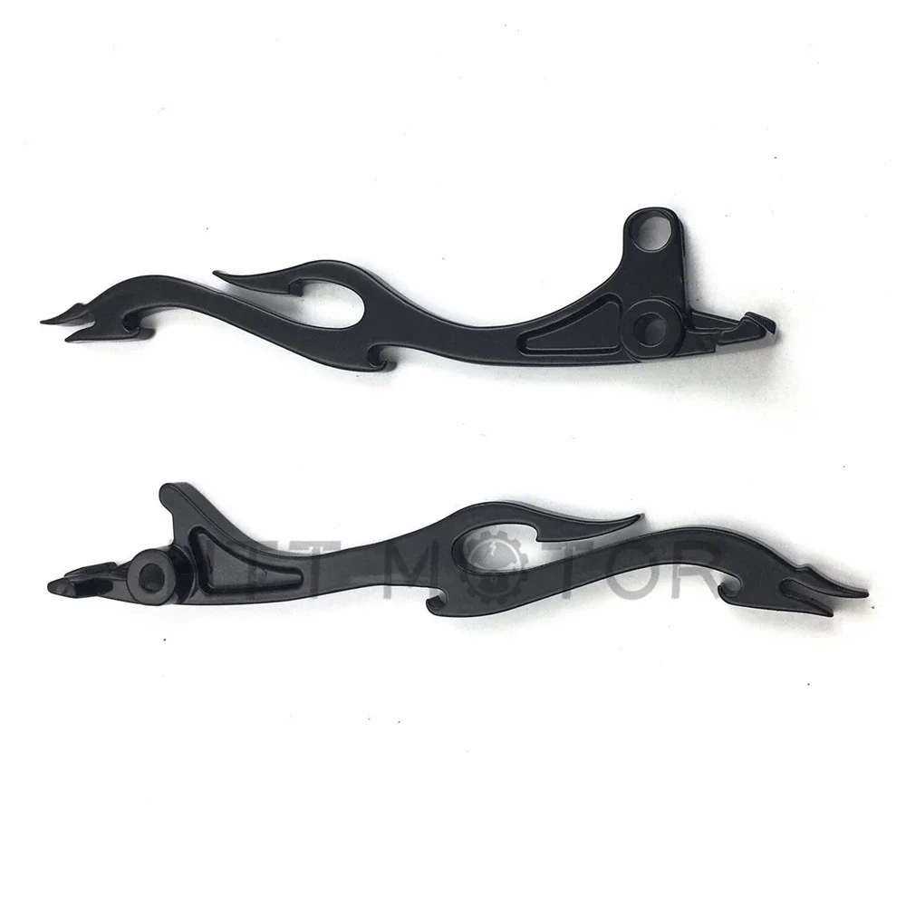 

Black Custom Brake Clutch Flame Lever Set For Kawasaki Vulcan 1500 1987-2008 1600 2003-2009 Motorcycle Accessories