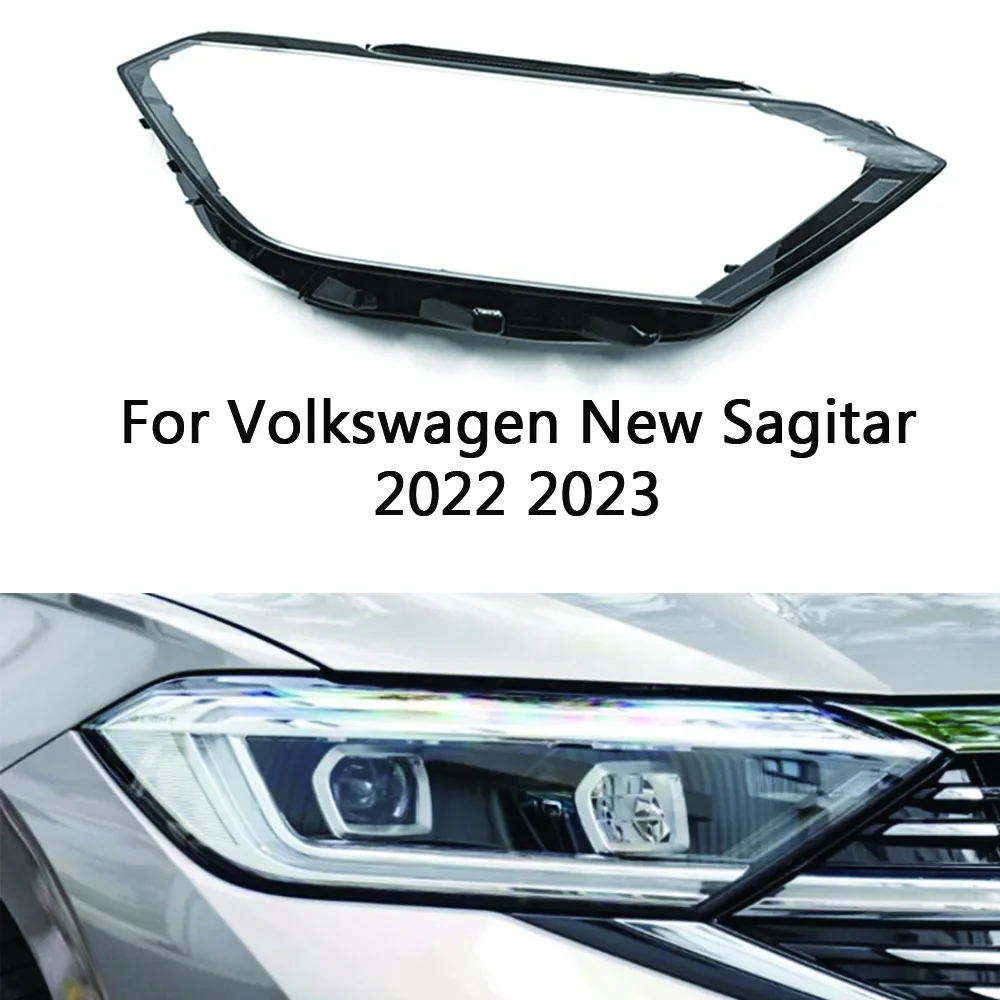 

Чехол для передних фар Volkswagen VW Sagitar 2023, прозрачный чехол для передних фар, замена оригинального абажура из оргстекла