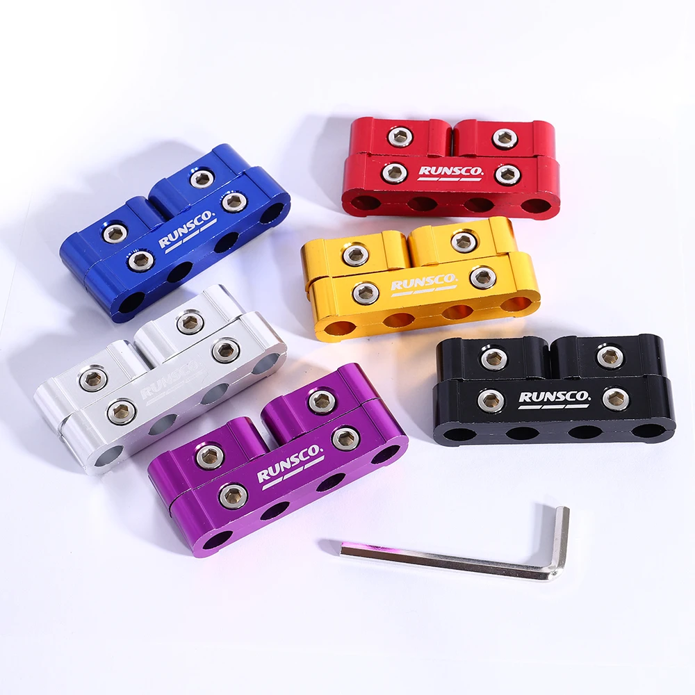 Car Spark Plug Electrical Wire Clamp 8MM/9MM/10MM Separator Line Ignition Cable Clip Auto Decoration Accessories 3Pcs/Set