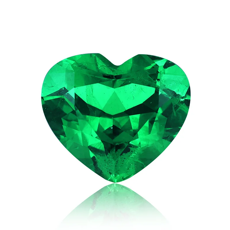 Lab Grown Emerald GemstoneTop Quality WIth Certificate for Jewelry Making
