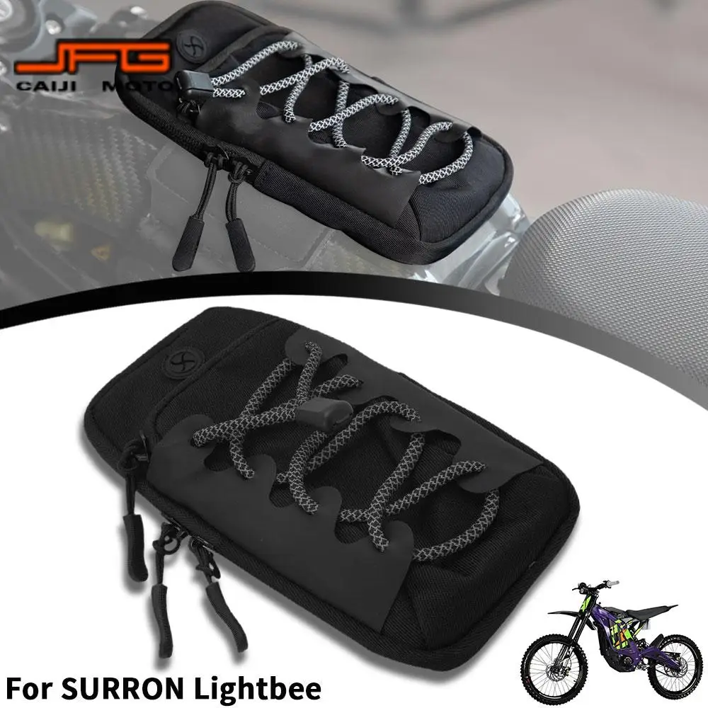 Phone Holder BAG For Surron Lightbee S/X Segway X160/X260 Cover Pack Storage Motorcycle Backpack Parts Electric Dirt Bike
