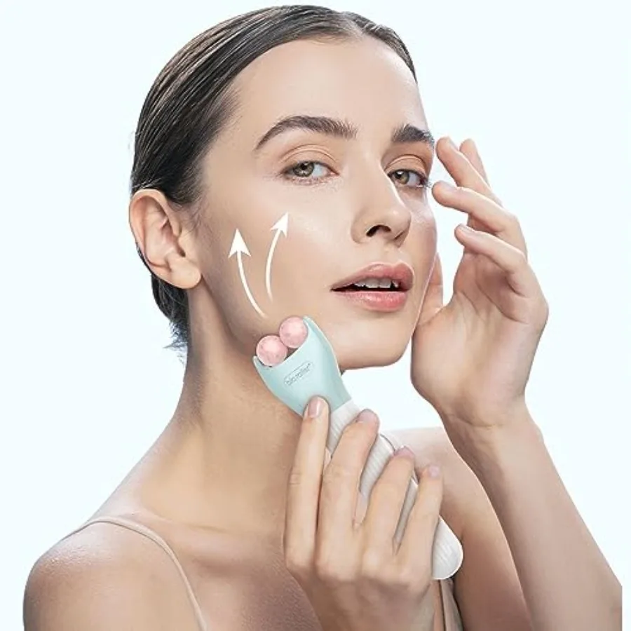 10 em 1 kit de rolo derma 0.25mm rolo de microagulhamento rolo derma com rolo de beleza facial ferramentas de cuidados com a pele 10 repl