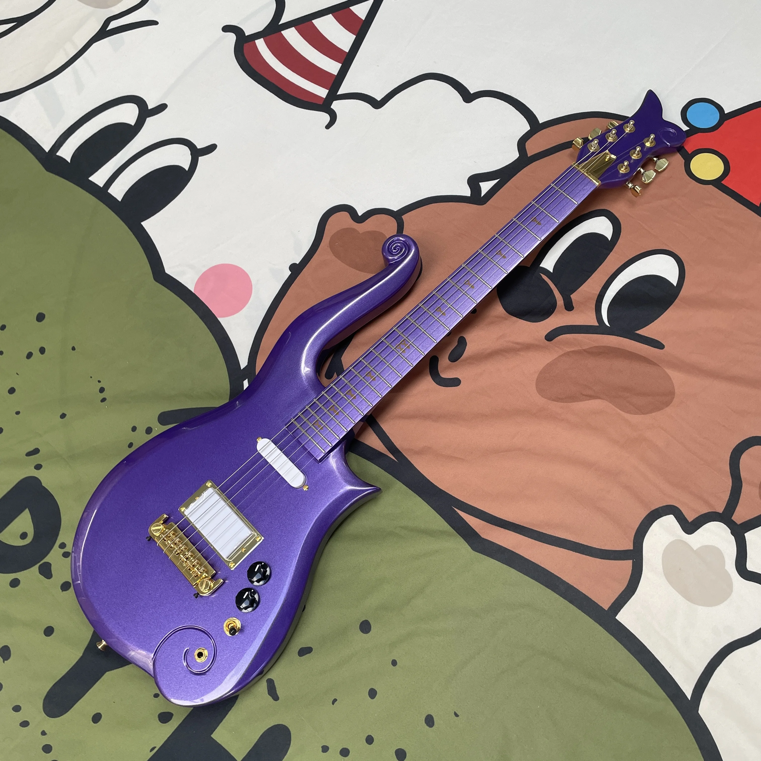 New Model Little Prince Electric Guitar, Six-String Mahogany Body Guitars, Maple Fingerboard Electric Guitarra