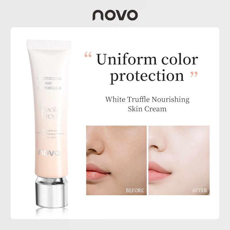 Gezichtsmake-upbasis Poriënloze primer Lichtgewicht matte afwerking Langdurige oliecontrole Foundation Primer Cosmetica met hoge dekking