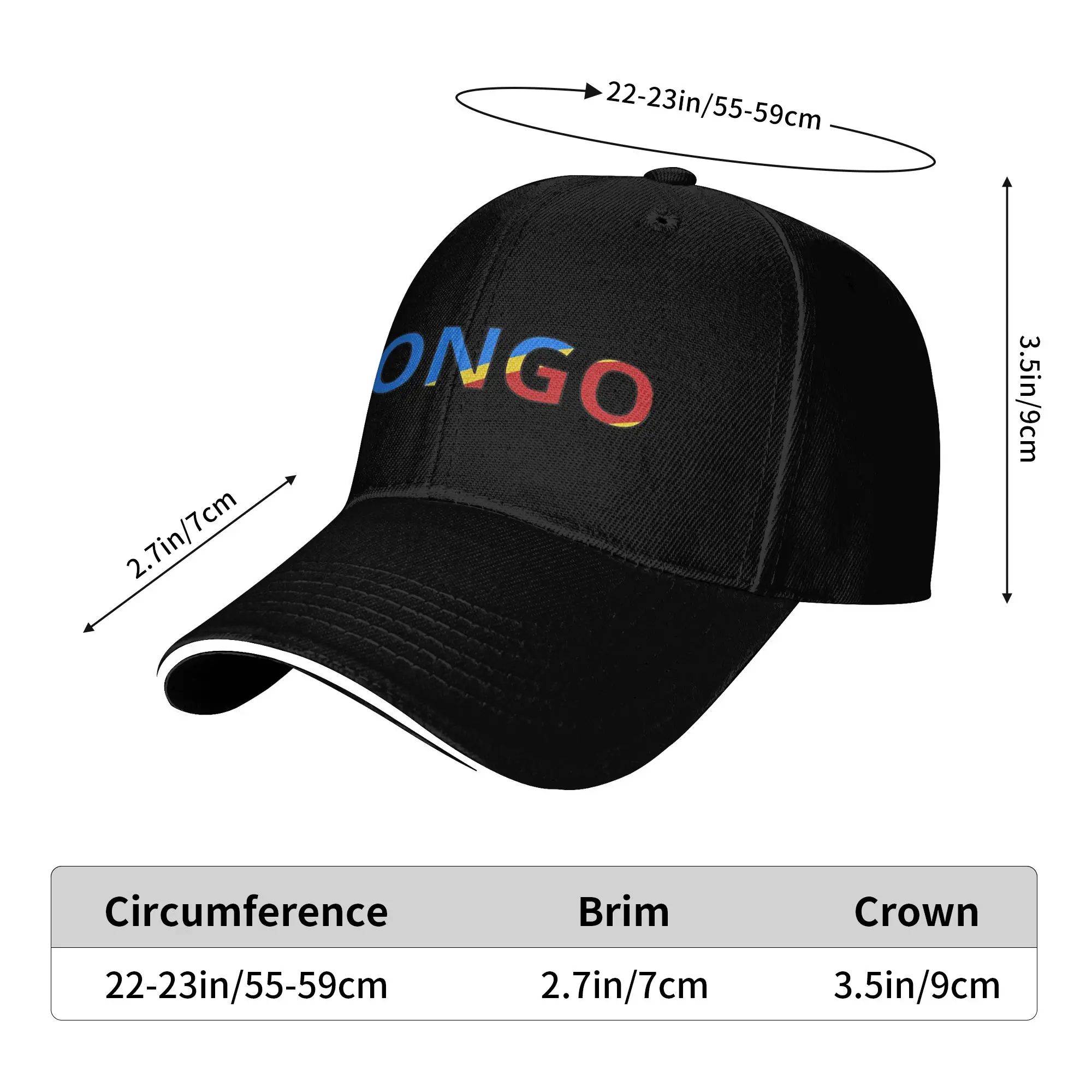 Republic Of Congo It'S In My Dna Congolese Flag Drc Congo Baseball Cap  Summer Casual Trucker Hat For Unisex Sun Snapback Cap